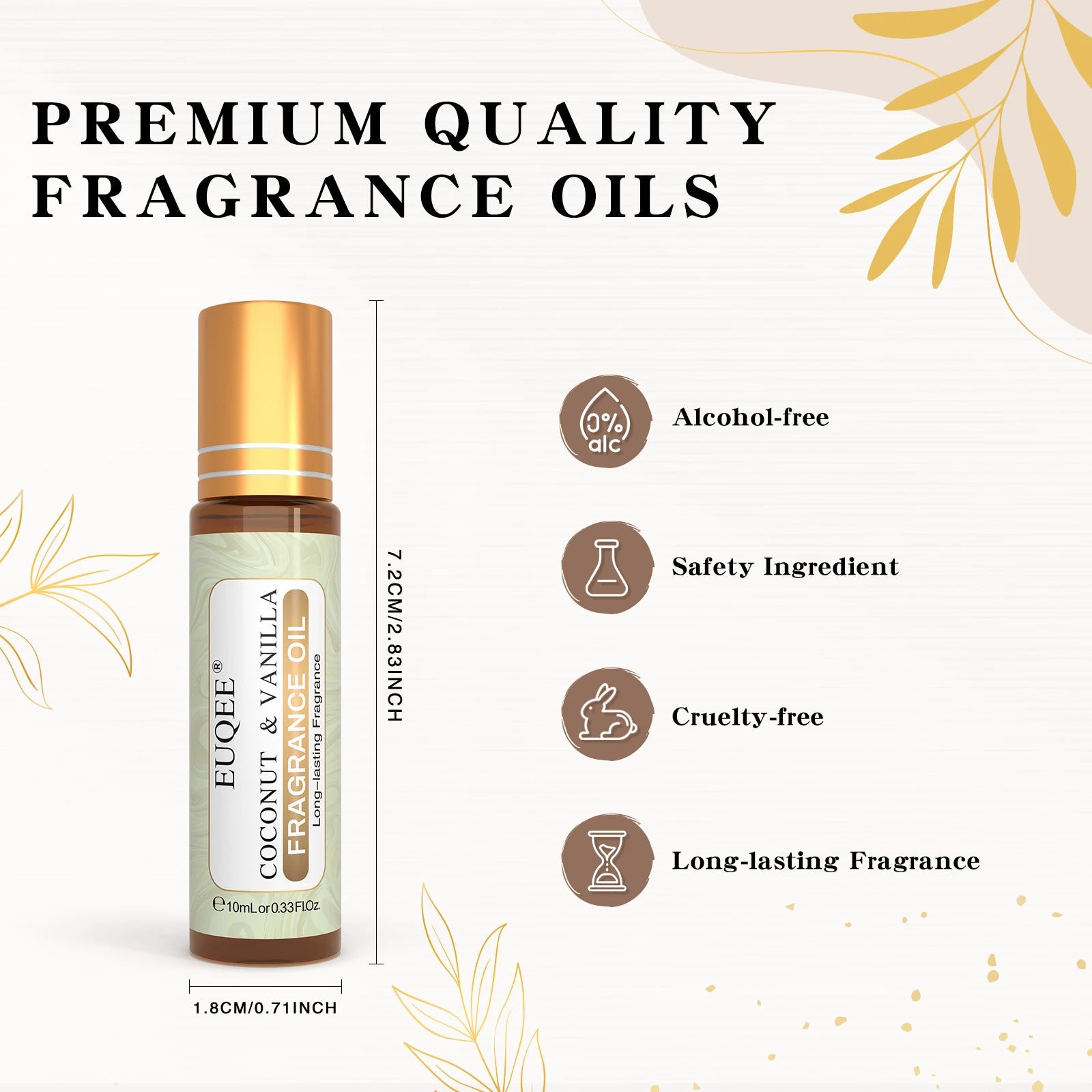 Vitaromatic- EUQEE Óleo Essêcial Aroma-Terapia 10ml